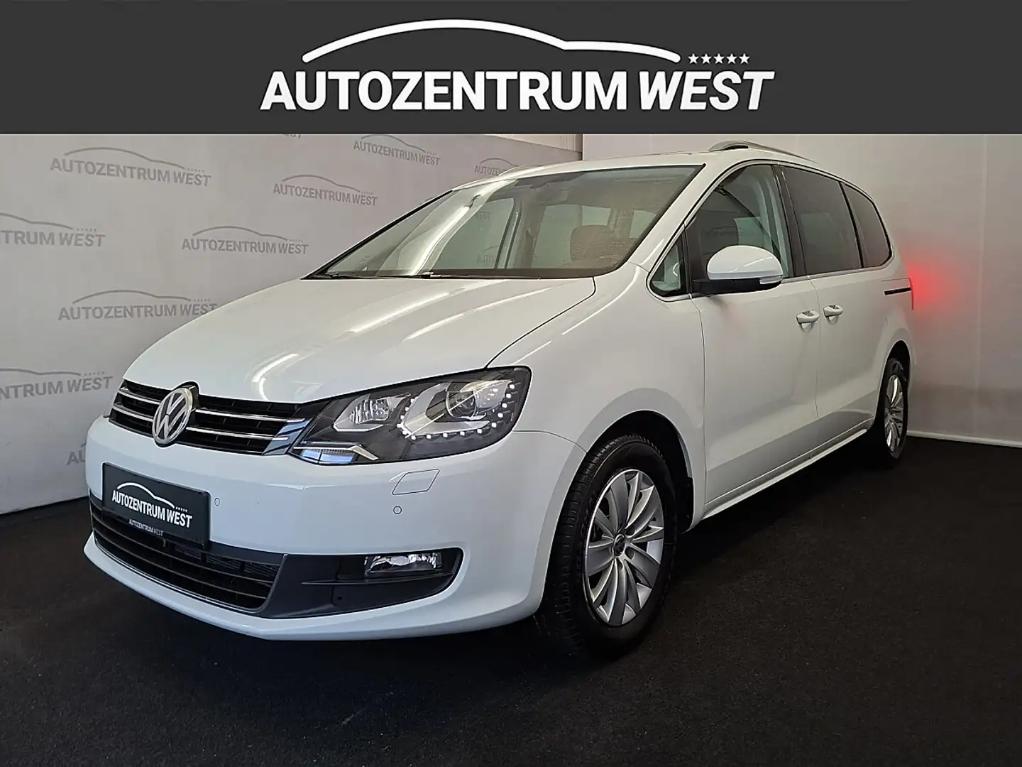 Volkswagen Sharan Business 2,0 TDI...7 Sitzer/AHK/Navi Weiß - 2