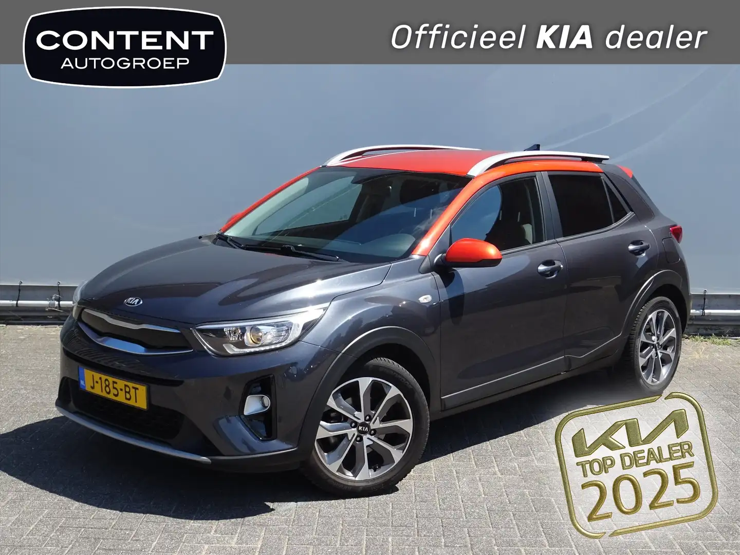 Kia Stonic 1.0 T-GDi 100pk Sport Edtion Gris - 1