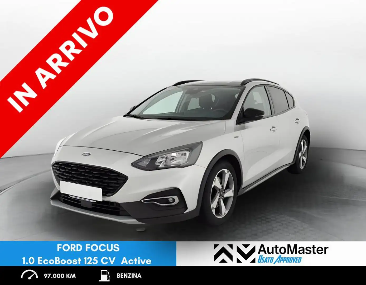 Ford Focus Focus 1.0 EcoBoost 125 CV automatico 5p. Active Co-Pilot - NEOPATENTATI Weiß - 1