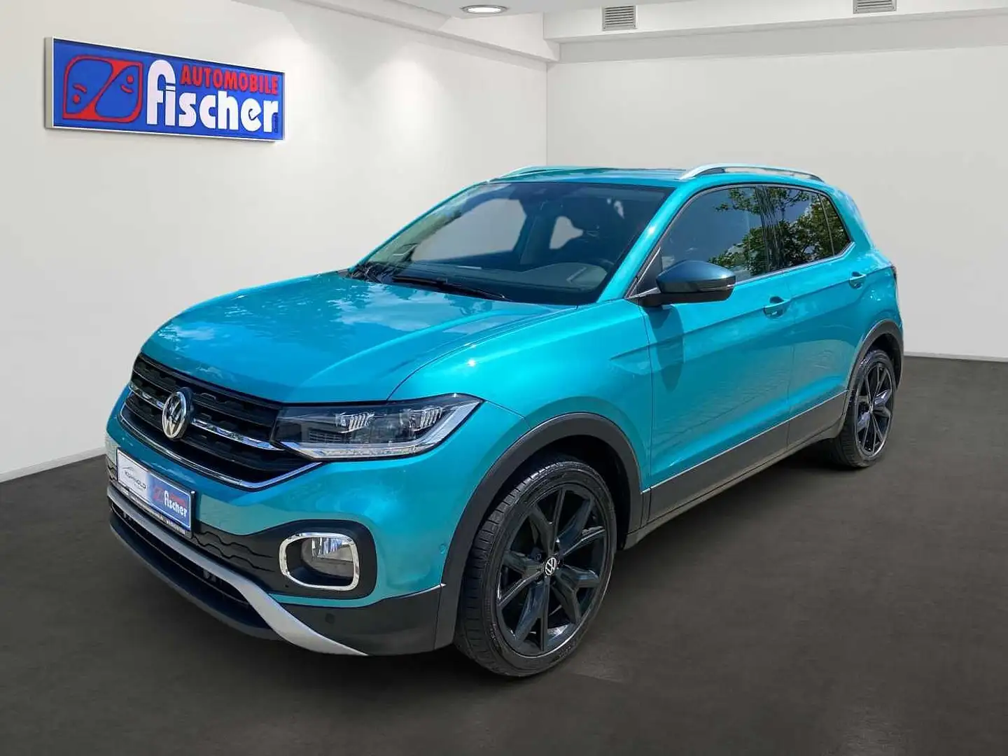 Volkswagen T-Cross 1.0 TSI Style Garantie ACC RFK PDC AHK LaneAssist Grün - 1