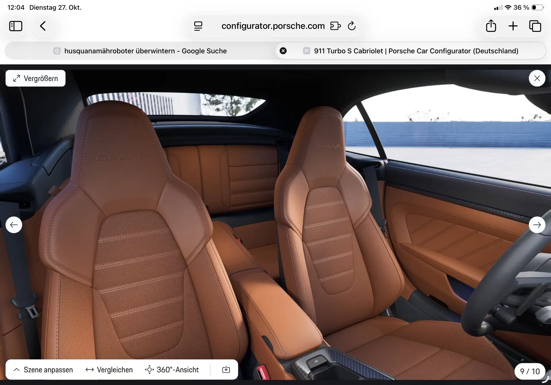 포르쉐 911 Turbo S Cabriolet 2026 초록 사진 5