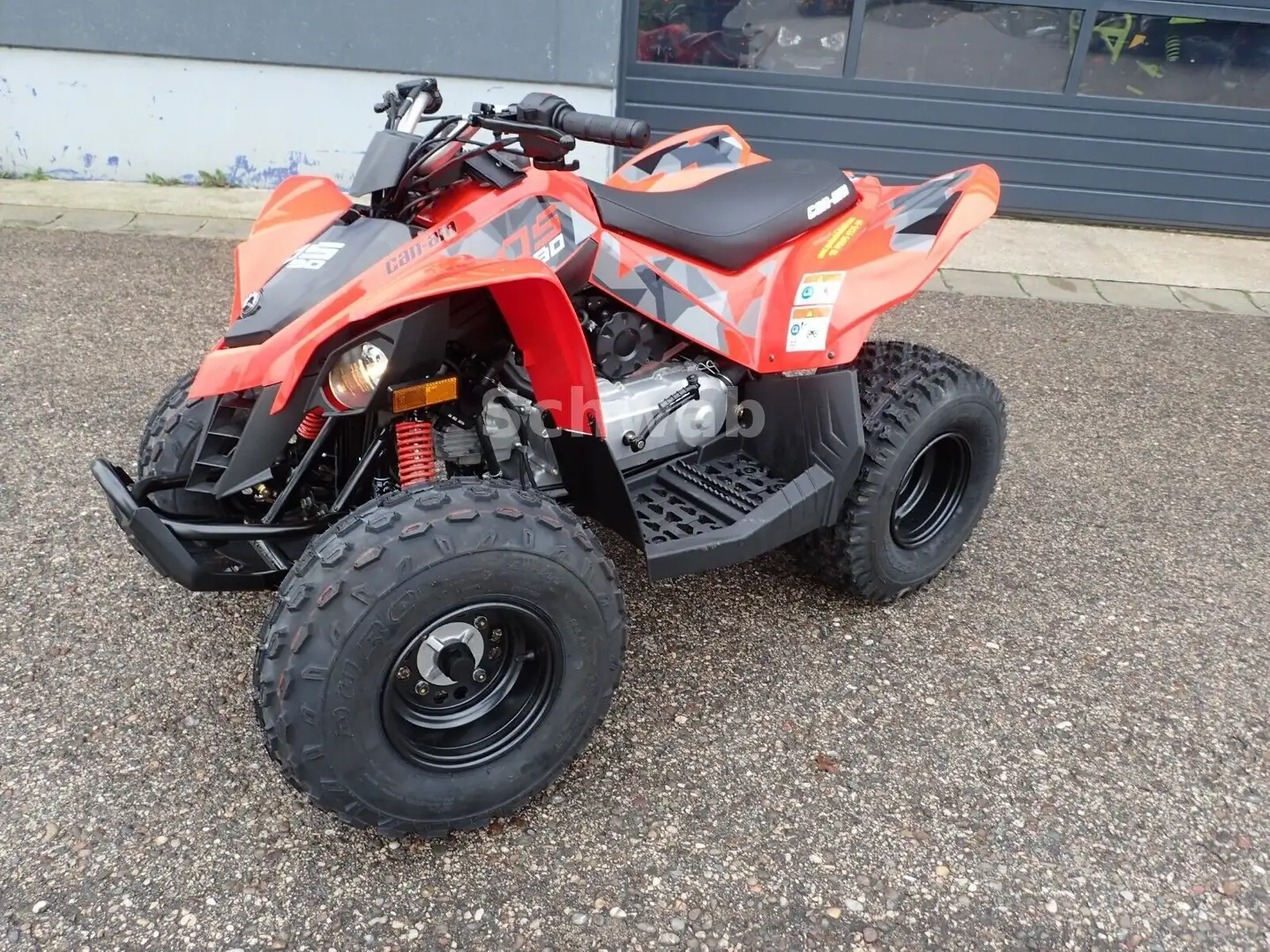 Can Am DS 90 Kinderquad Rouge - 1