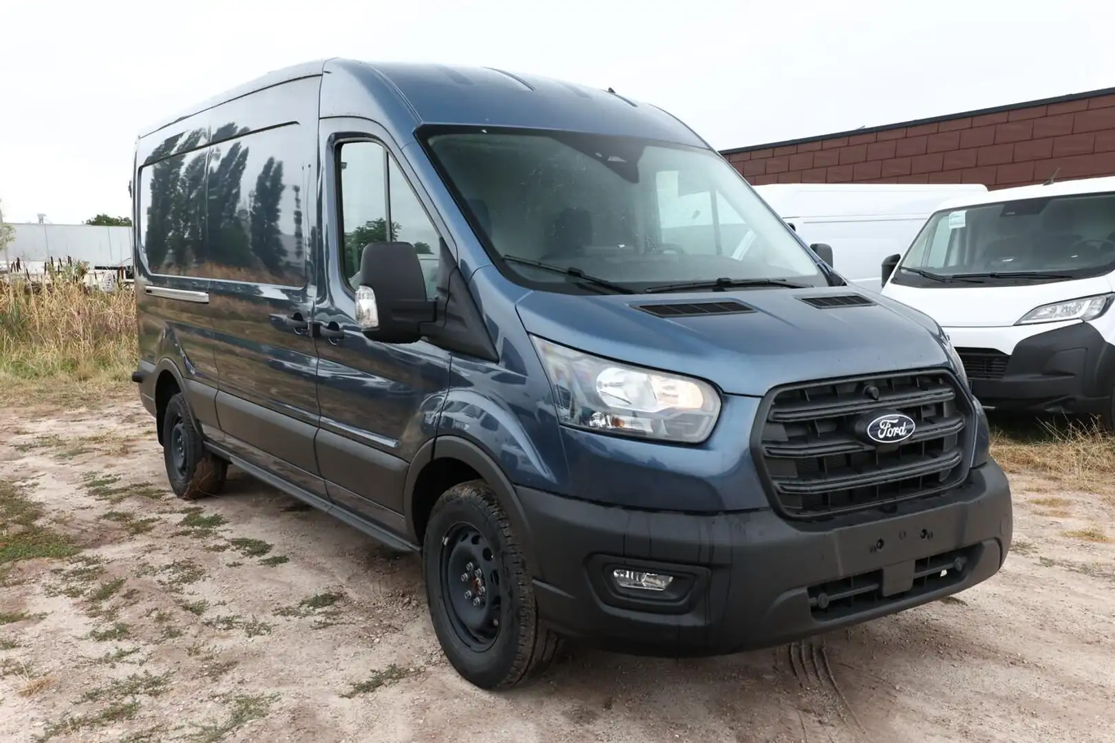 Ford Transit Trend 350 L3H2 LadeP SHZ AHKVorb Kam 3-S 96 kW ... Blau - 2