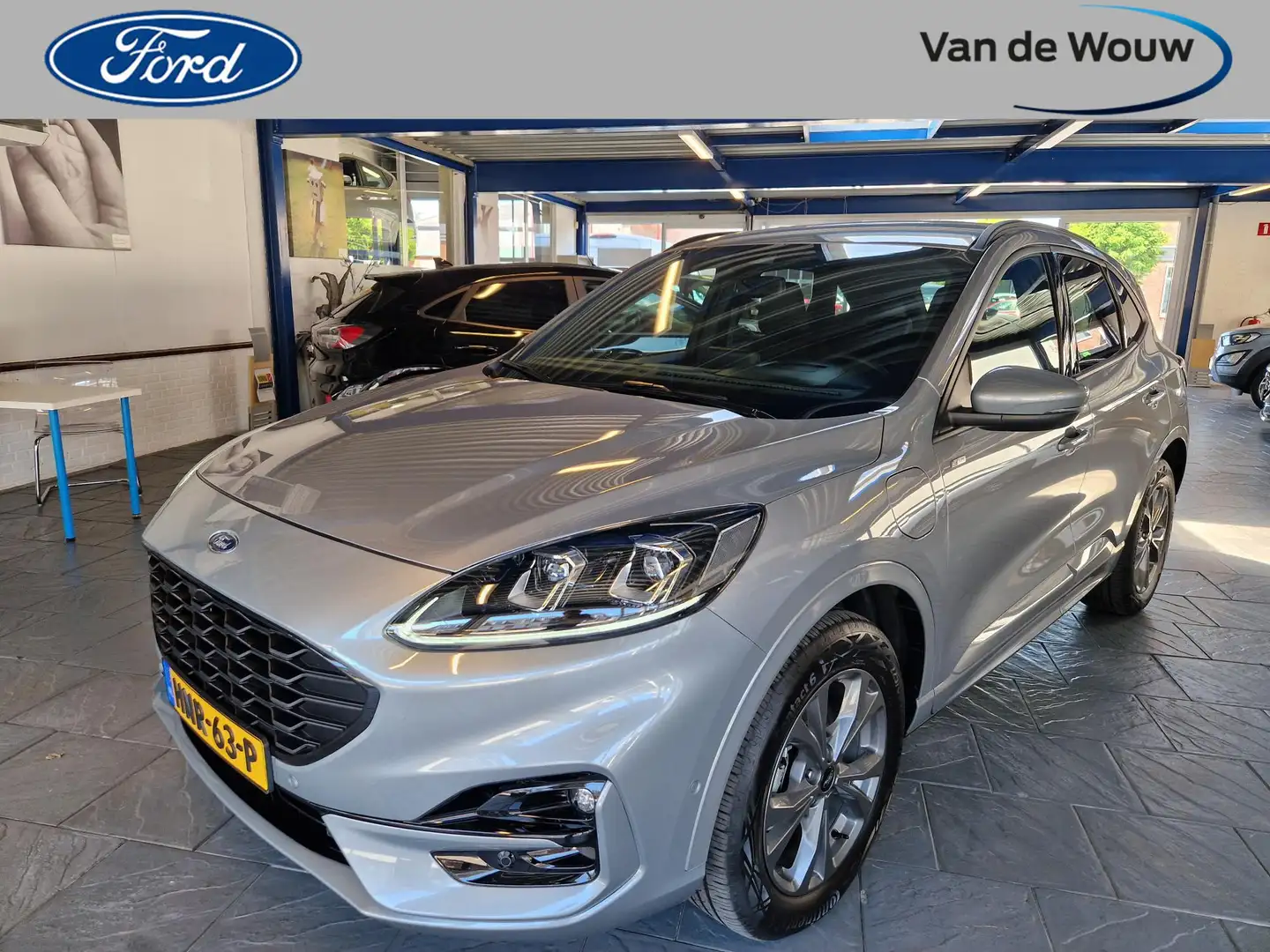 Ford Kuga 2.5 PHEV ST-Line X Garantie t/m jan 2028. Full opt Szary - 1