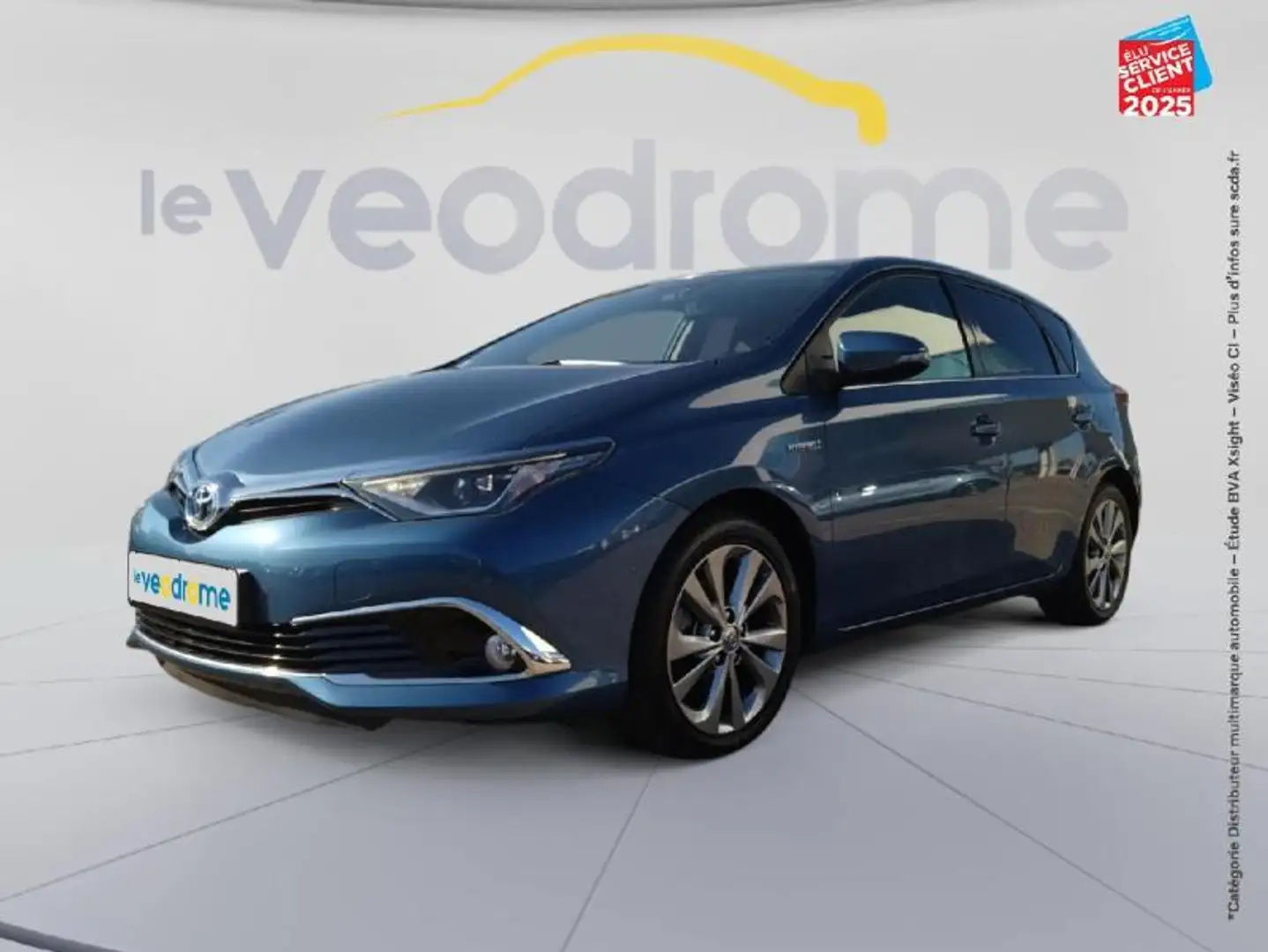 Toyota Auris HSD 136h Executive Sieges chauf Camera Bleu - 1