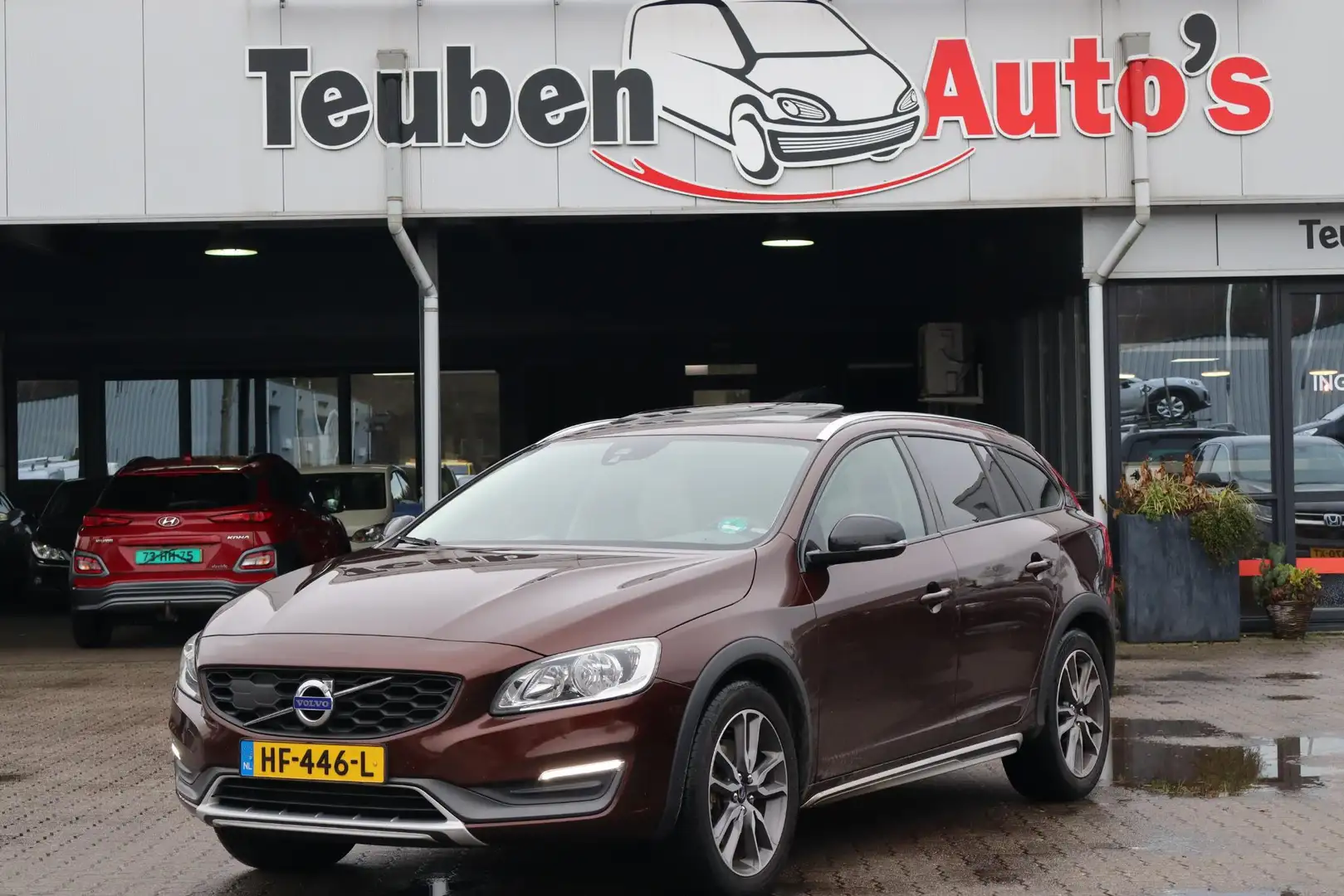 Volvo V60 Cross Country 2.0 D3 Summum Business Lederen interieur, Schuif- Bruin - 1