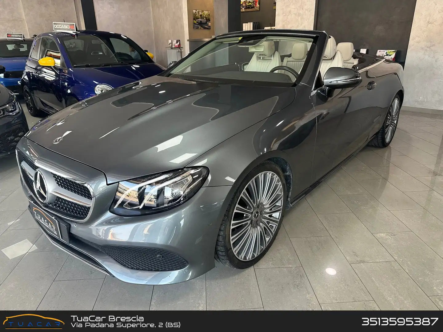 Mercedes-Benz E 220 Premium E 220 D Cabriolet Grau - 1