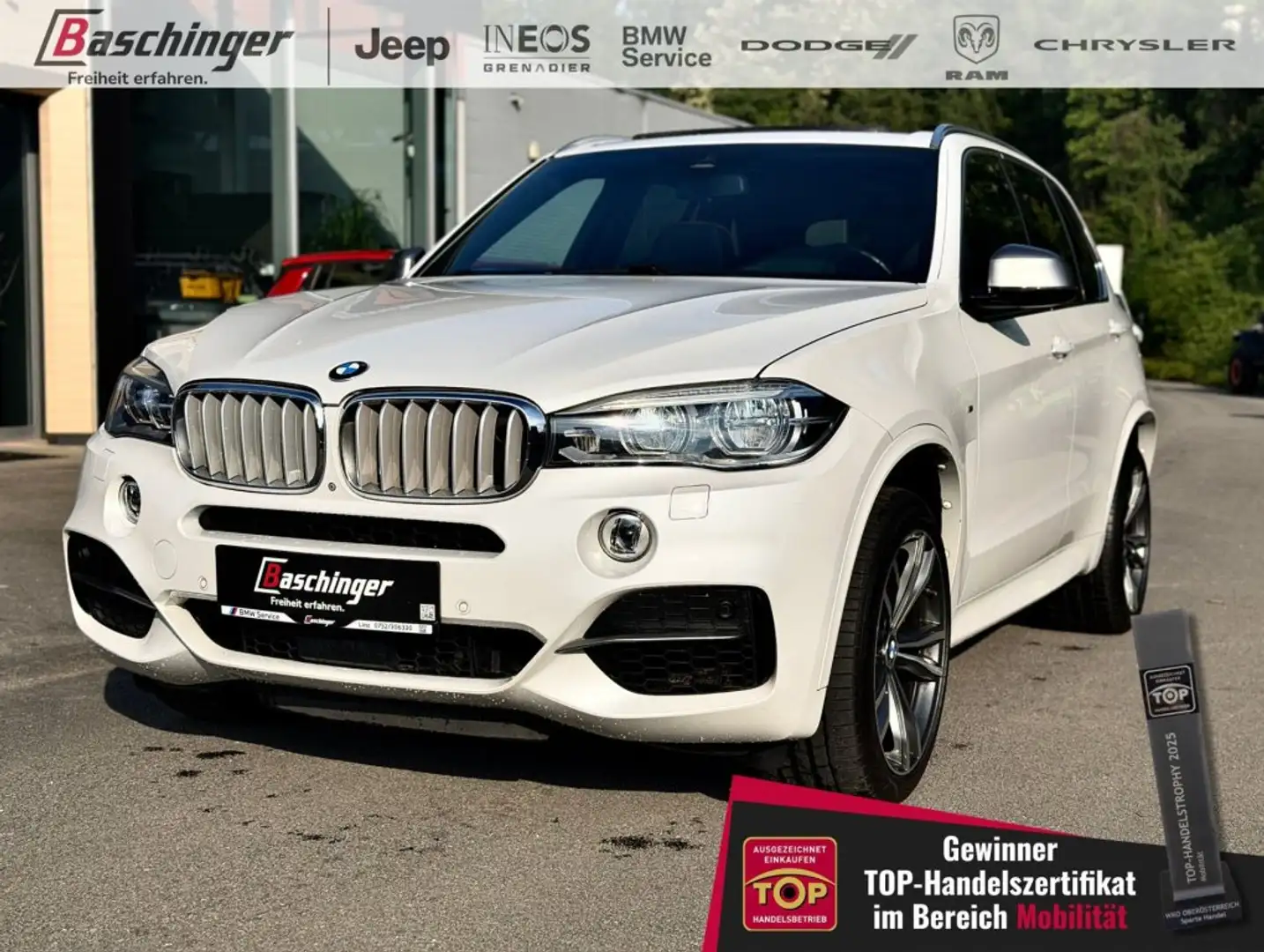 BMW X5 M50d Weiß - 1