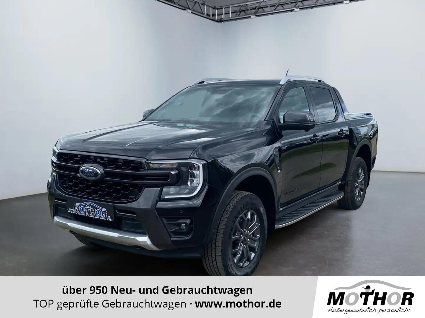 Ford Ranger Wildtrak 2.0 Ecoblue 4WD ACC PDC KAM360 Schwarz - 1