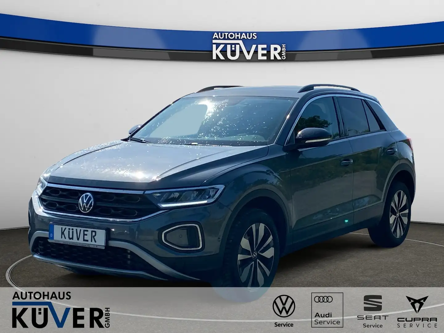 Volkswagen T-Roc Goal 1,5 TSI DSG ACC+LED+Shzg.+AHK+17´´ Grau - 1