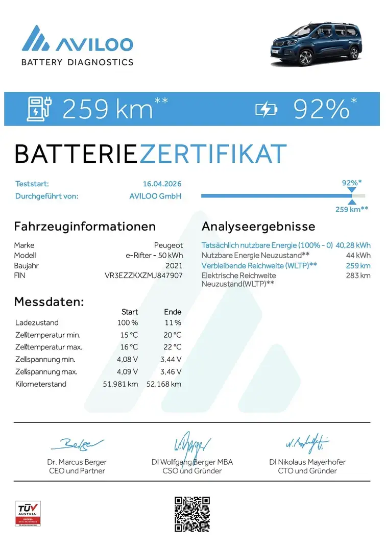 Peugeot e-Rifter E-Rifter-GT sofort verfügbar | SoH | AHK Schwarz - 2