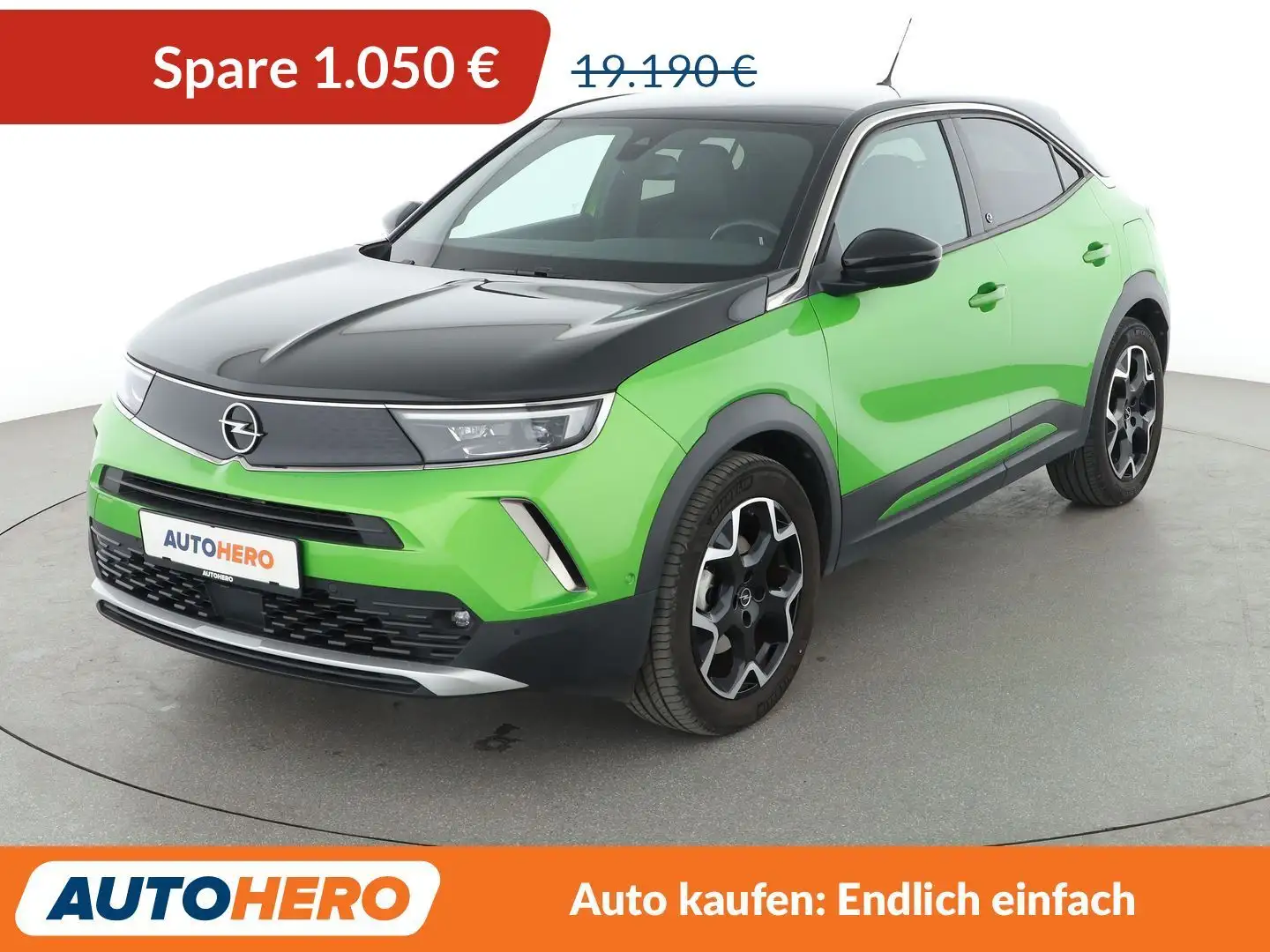 Opel Mokka X electric drive 100 kW Ultimate Aut.*NAVI*LED*ACC* Grün - 1