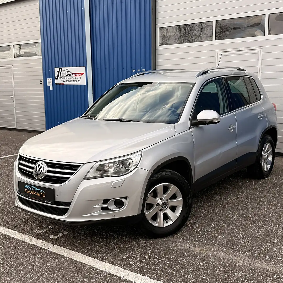 Volkswagen Tiguan 2,0 TDI 4Motion Automatik *11/27 PICKERL* Silber - 1
