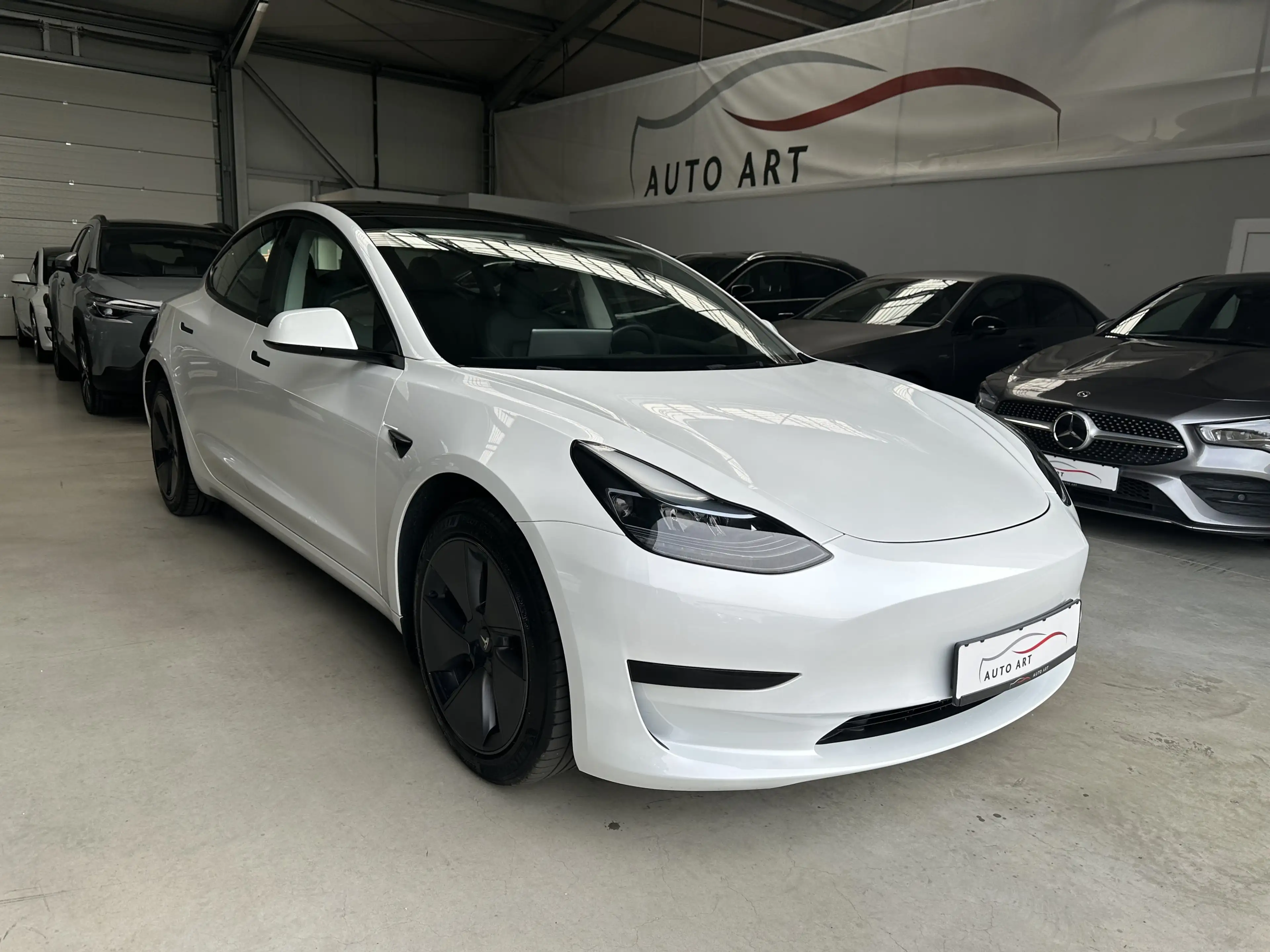 Tesla Model 3 Basis RWD Pano Navi LED Ryzen Wärmepumpe