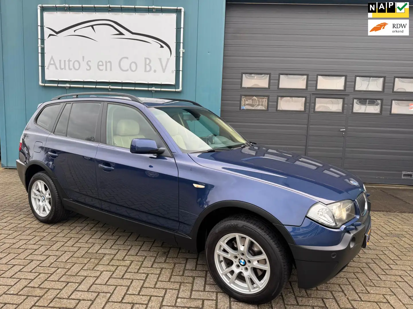 BMW X3 3.0i Executive Automaat Leder Clima Cruise Navi Xe Bleu - 1