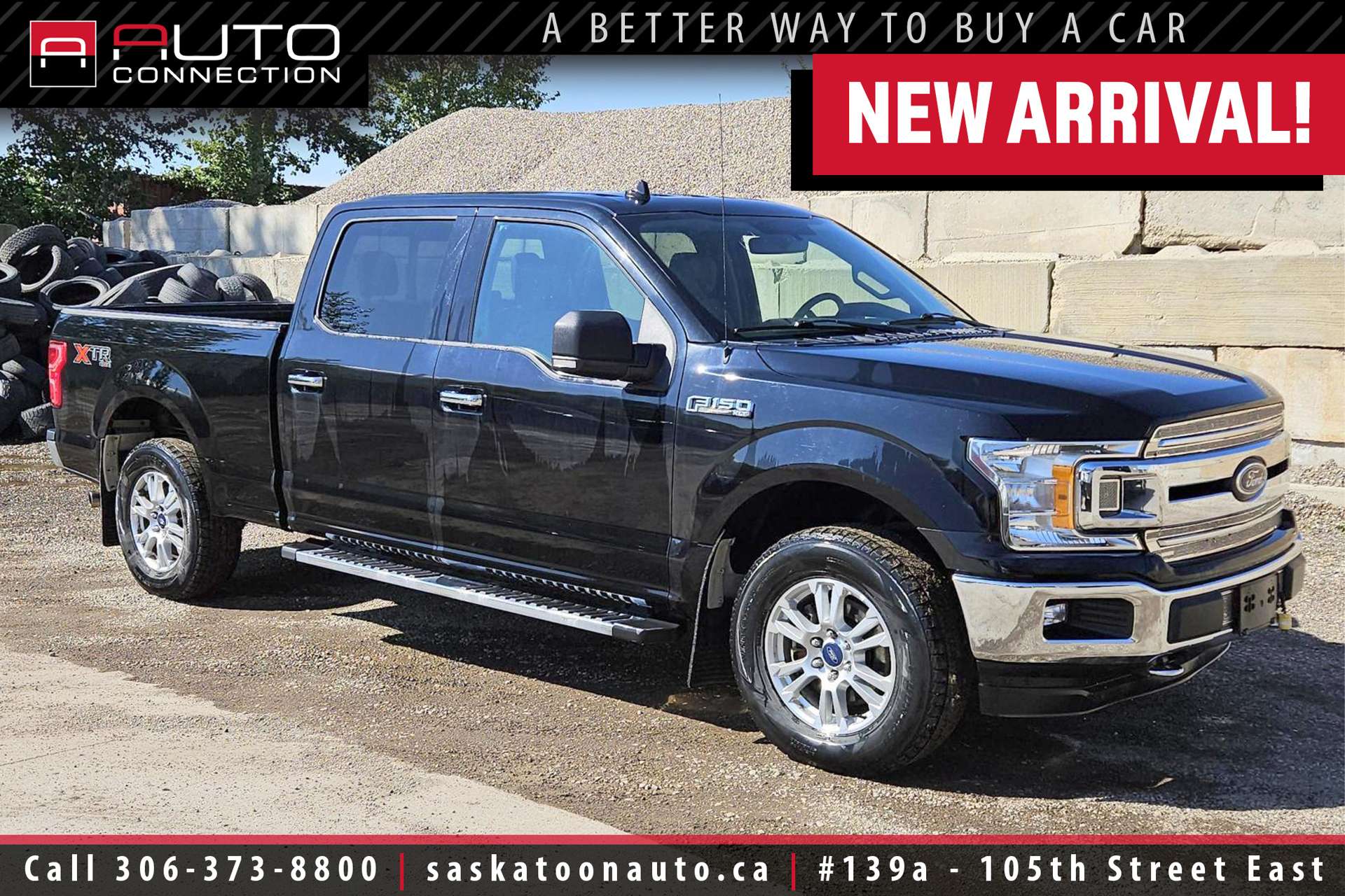 2018 Ford F-150 XLT SuperCrew - 4x4 - 5.0L V8 - 302A - SK TRUCK