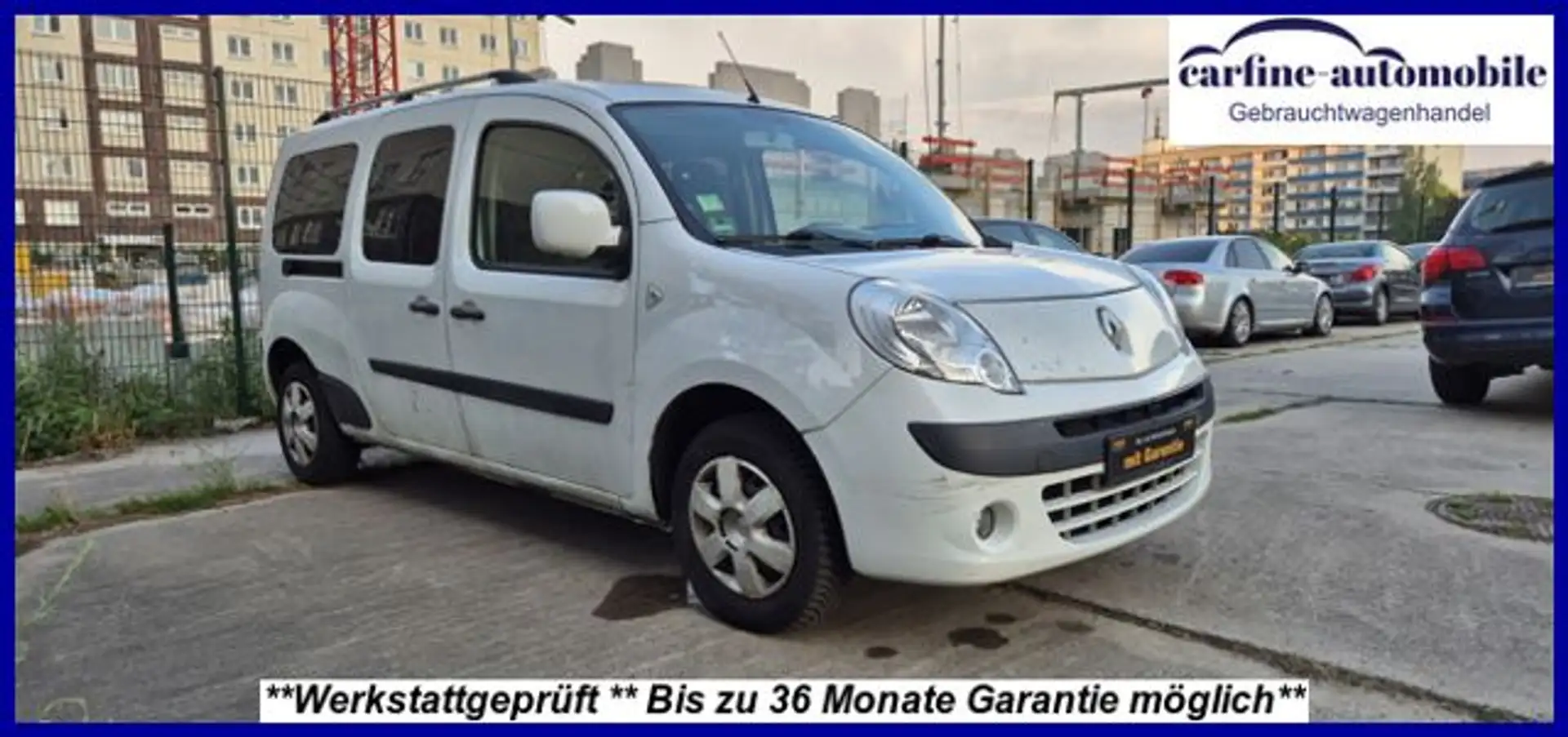 Renault Kangoo Rapid Maxi Extra Doppelkab.Klima GARANTIE bijela - 2