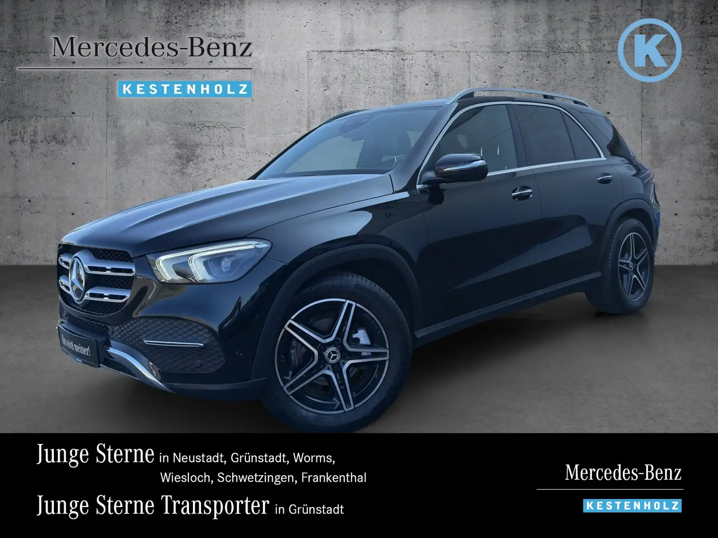Mercedes-Benz GLE 300 GLE 300d 4M AHK+DISTR+PANO+KEYL+BURM+360+20"-AMG Noir - 1