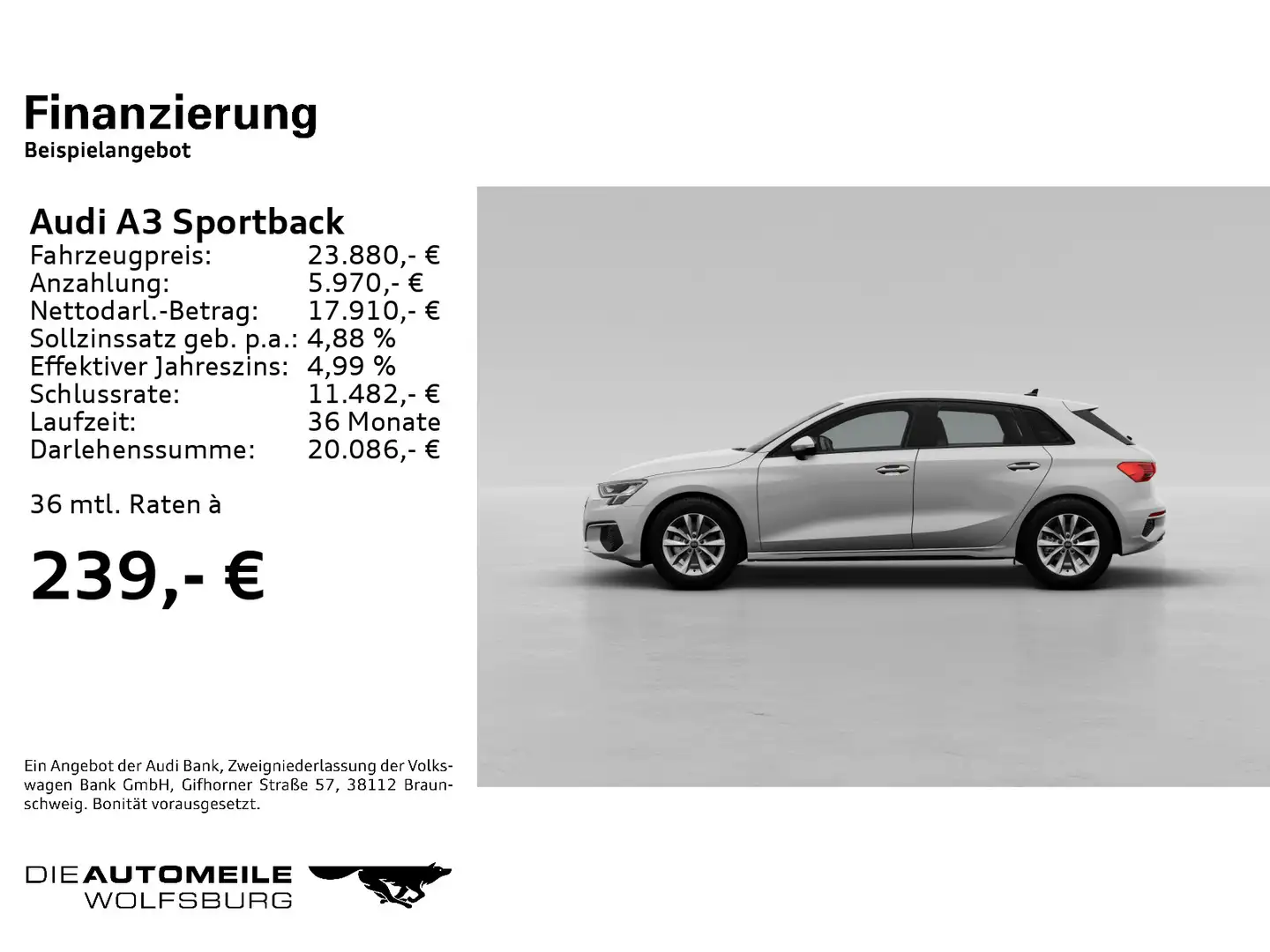 Audi A3 35 TFSI LED/SitzHZ/PDC/KLIMAAUTO Wit - 2