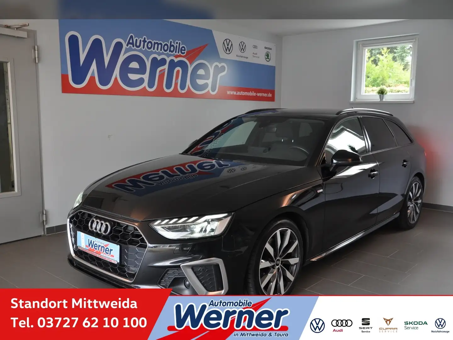 Audi A4 Avant S line 35TDI Navi RKamera MatrixLED Schwarz - 1