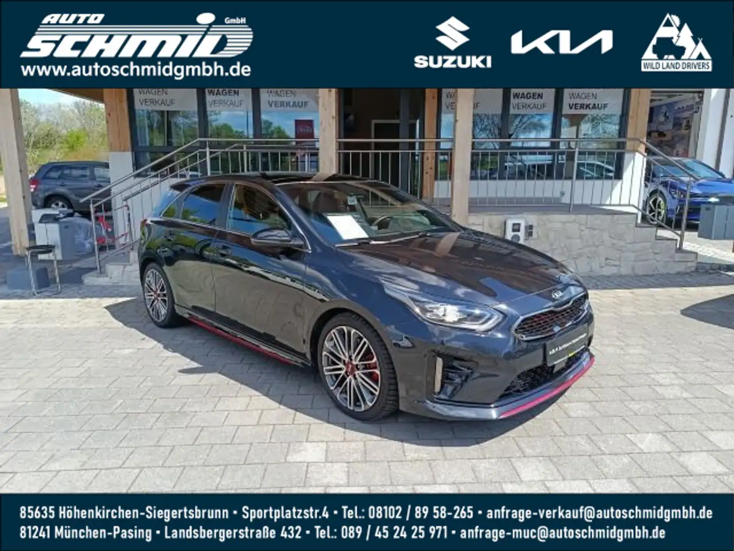 Kia Ceed / cee'd CEED GT 1.6T A/T |NAV|KOMF|GD Zwart - 1