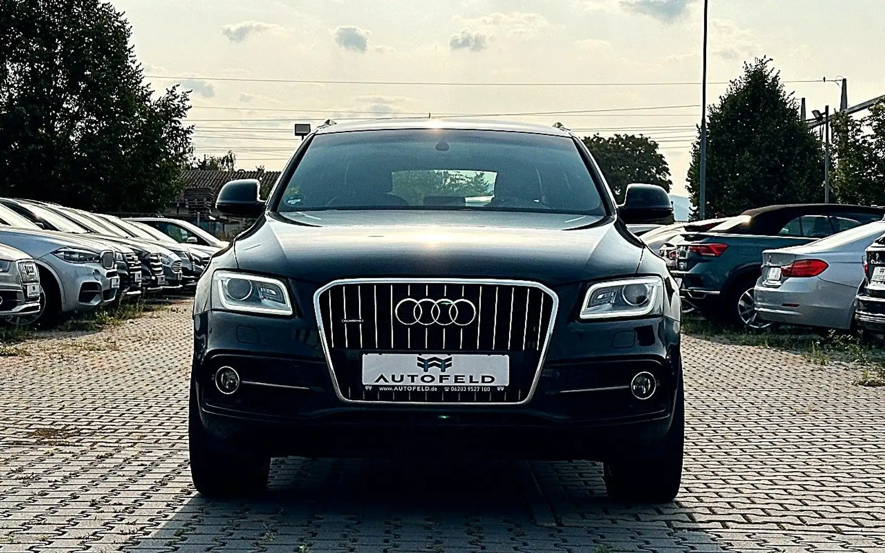 Audi Q5 2.0 TDI quattro S LINE PLUS/VOLL/STHZ/AHK/B&O Schwarz - 2