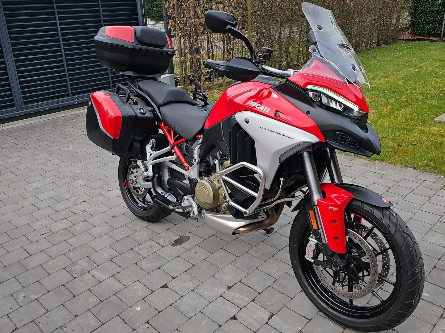 Ducati Multistrada V4 S touring radar front en rear Roşu - 1