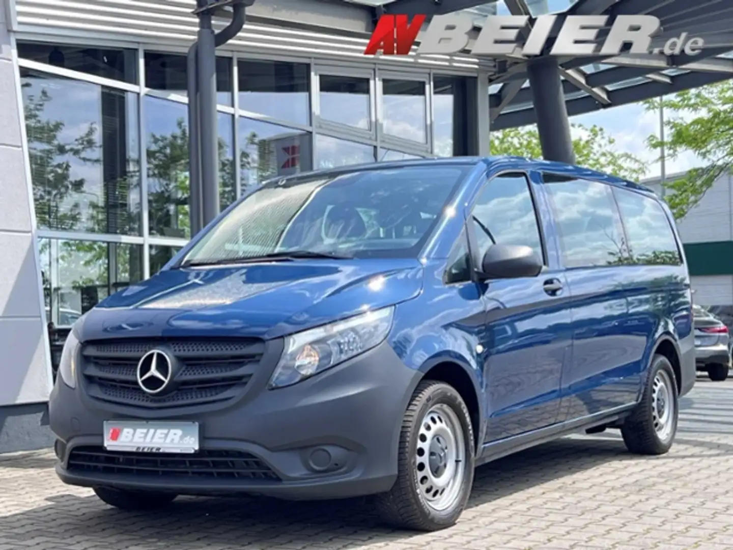 Mercedes-Benz Vito 119 Tourer Klima AHK 2,5*t 9-Sitze Tempomat Allwe Blau - 1