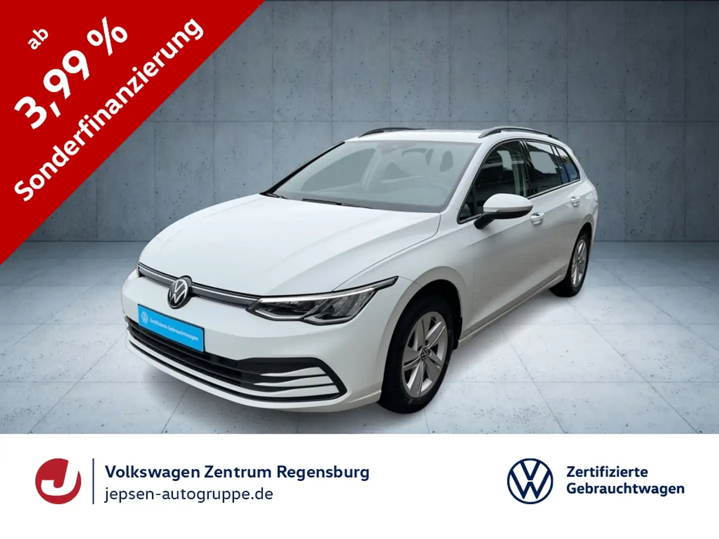 Volkswagen Golf Variant Life 2.0 TDI DSG LED ACC NAVI SHZ Weiß - 1