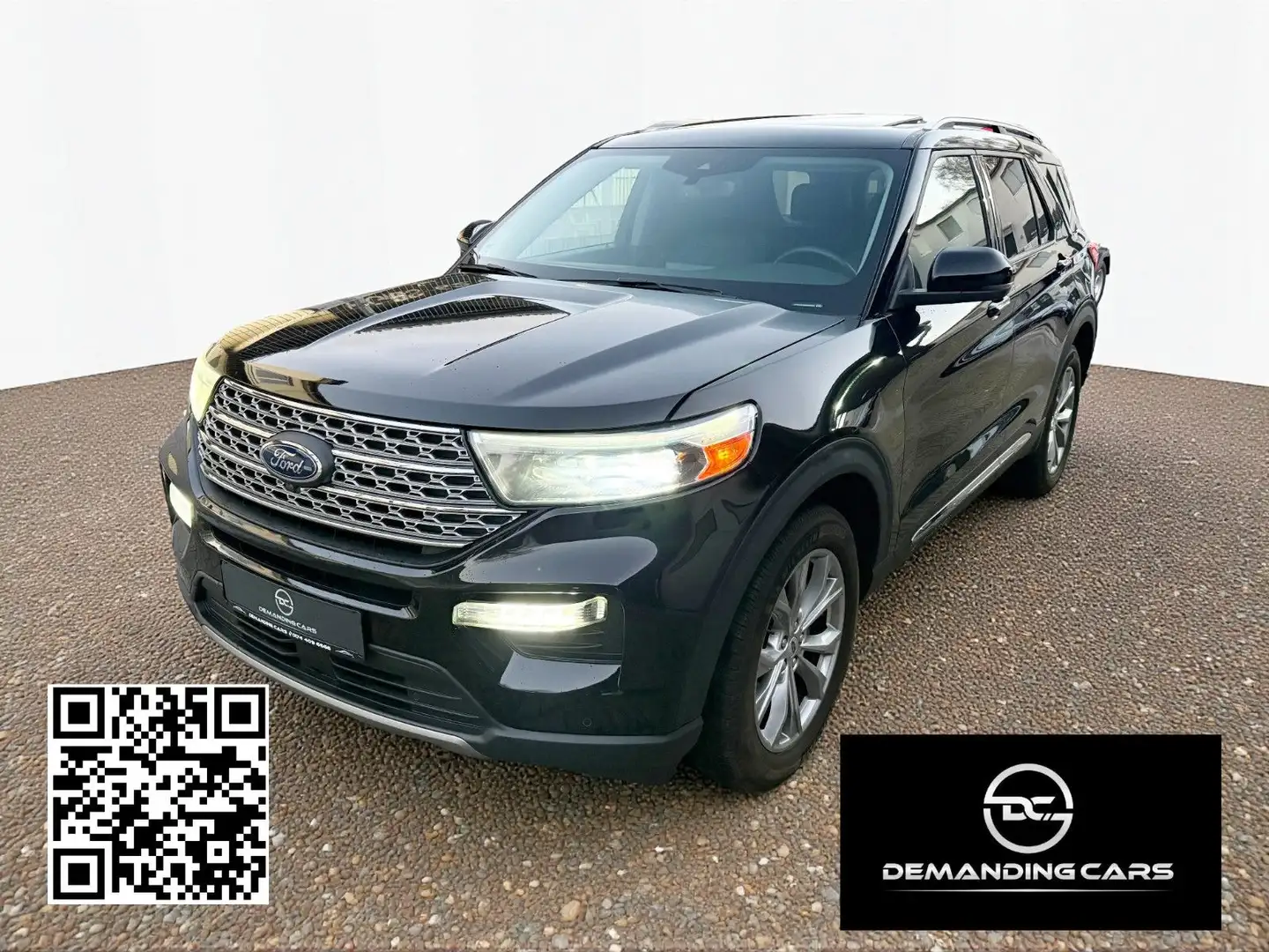 Ford Explorer 2.3 EcoBoost 1.Hd Pano Sitzkühlung 360° Schwarz - 1