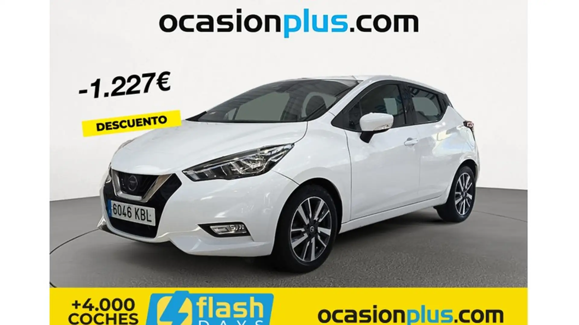 Nissan Micra 1.0 G Acenta 73 Blanco - 1