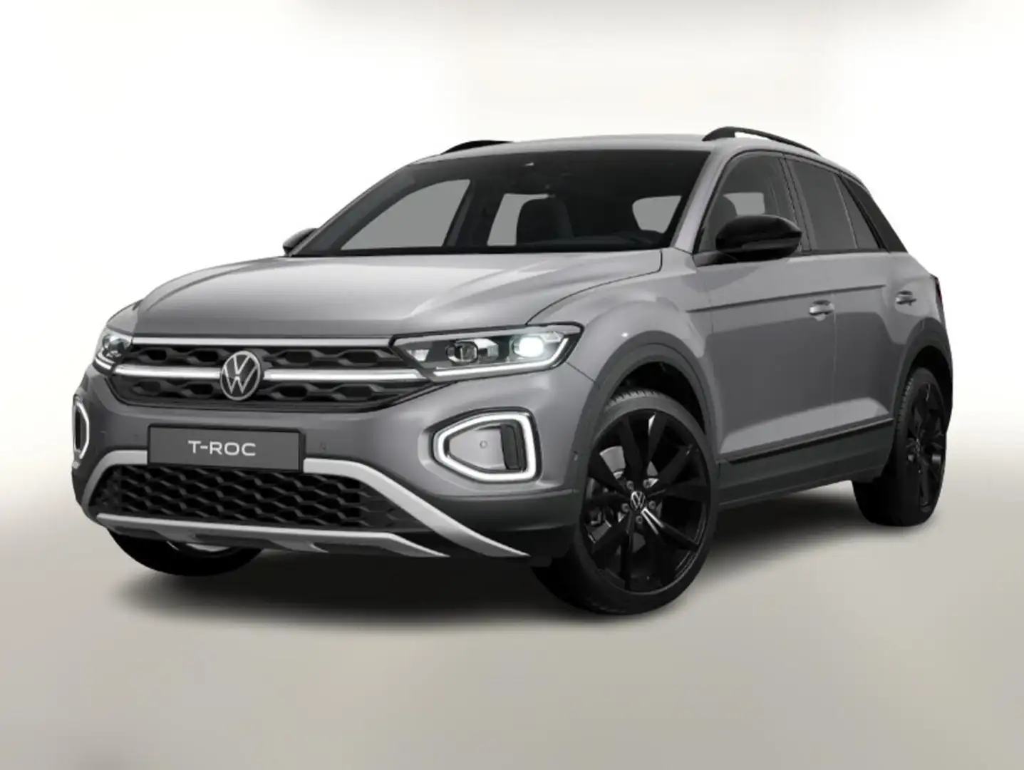 Volkswagen T-Roc Style 1.5 TSI DSG BlackP Matrix Nav IQ 19Z 110 ... Grau - 1