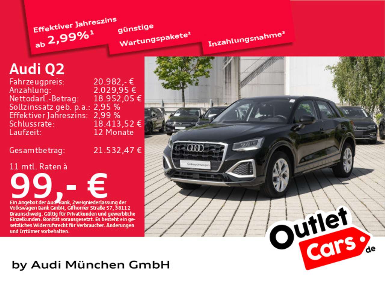 Audi Q2 2023 — 35 TFSI S tronic advanced Navi+