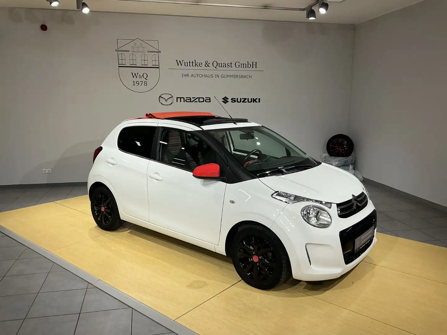 Citroen C1 Airscape Shine*Elek. Faltdach*SHZ* Weiß - 1