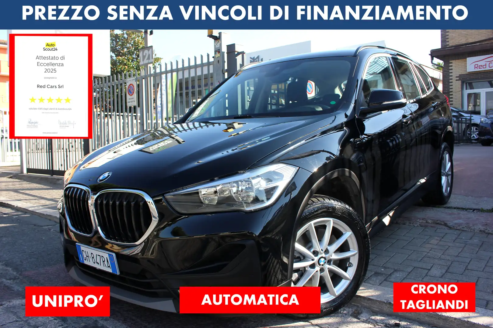 BMW X1 20d AUTOMAT UNIPRO' CRONO TAGLIANDI *PREZZO VERO* - 1