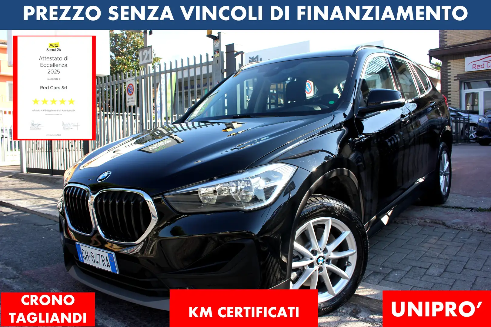 BMW X1 20d 190 cv CRONO TAGLIANDI *PREZZO VERO*AUTOMATICA - 1