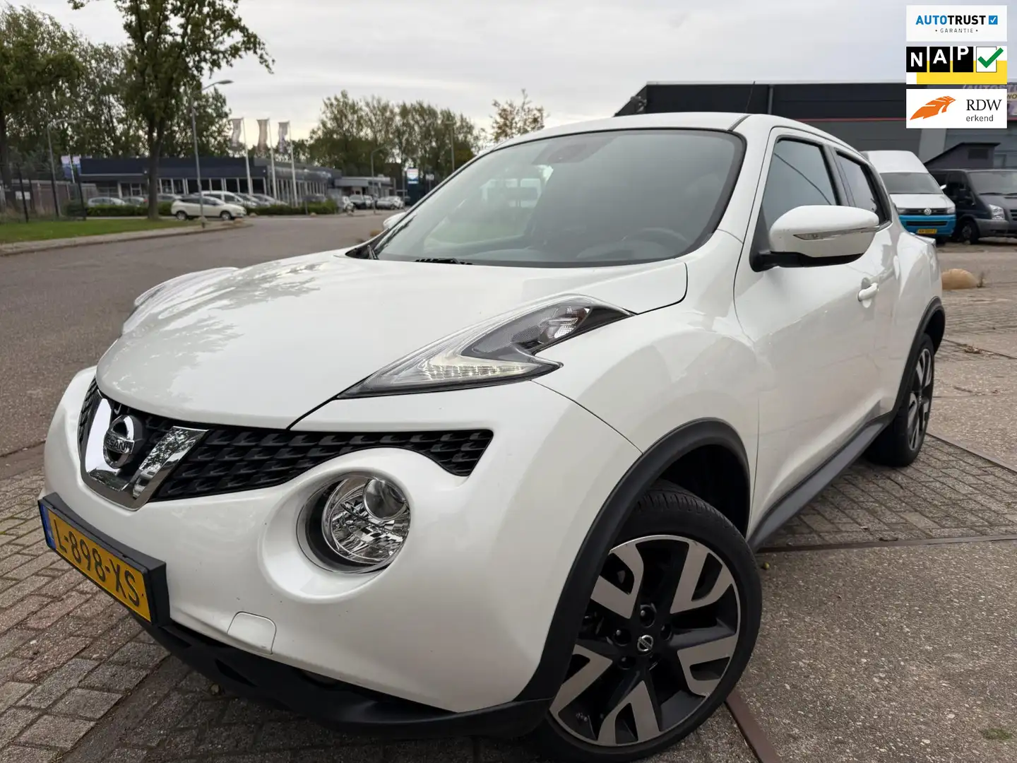 Nissan Juke 1.2 DIG-T S/S TEKNA EDITION 2017 LEDER NAVI CAM LU Bianco - 1
