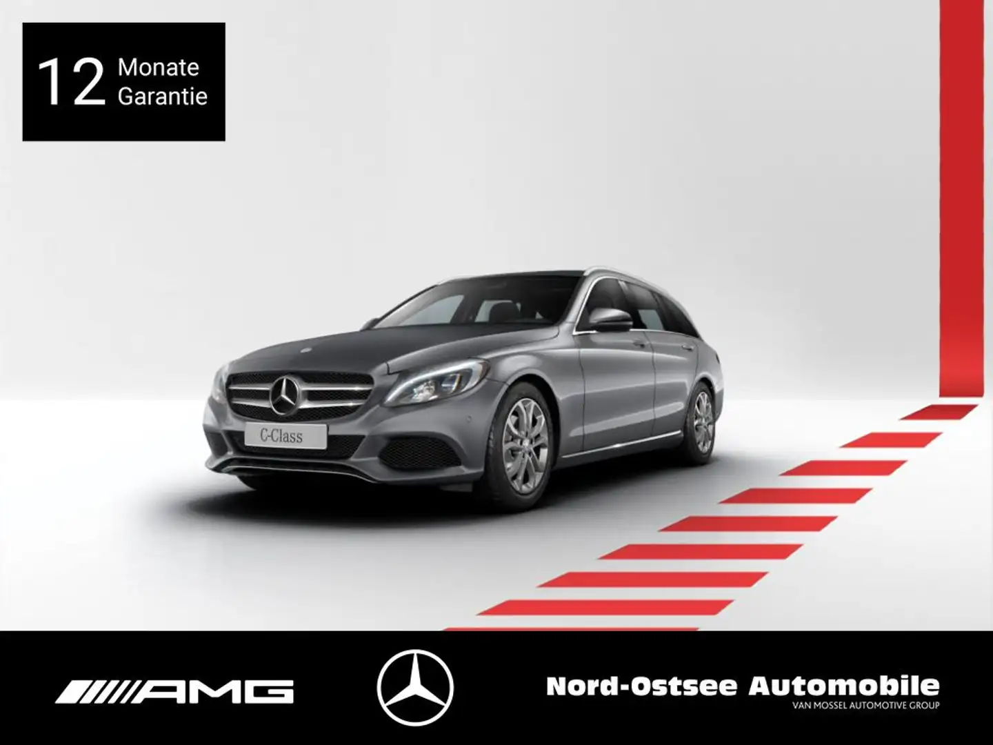 Mercedes-Benz C 220 T d BLUETEC AVANTGARDE TEMPO AHK SHZ LED Gris - 1