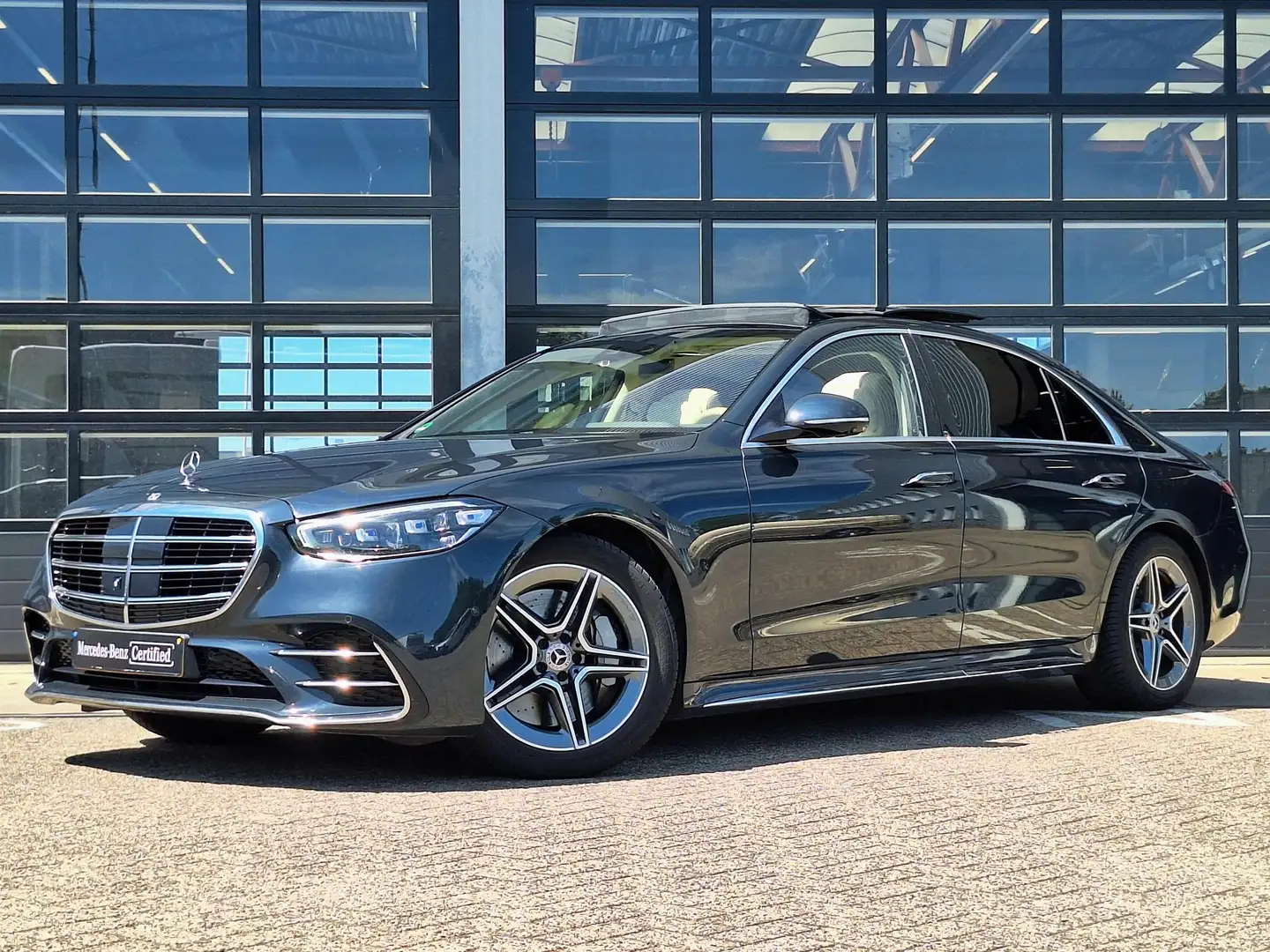 Mercedes-Benz S 500 4MATIC Lang AMG Line | Panoramadak | Burmester | Blauw - 2
