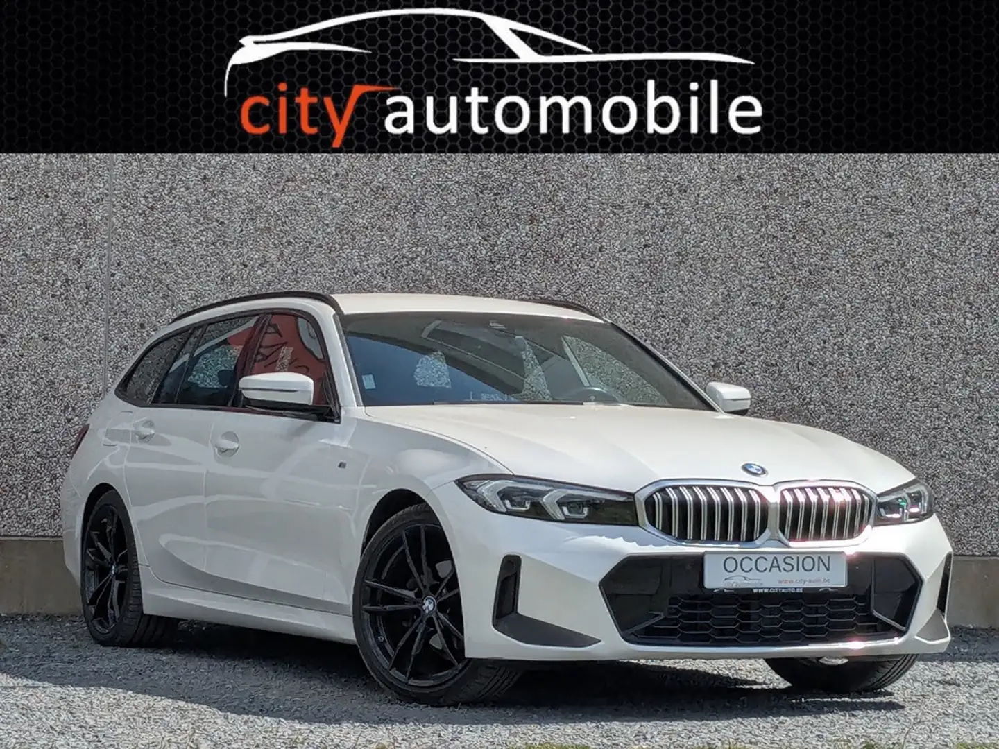 BMW 318 318dA FACELIFT PACK M GPS CARPLAY BLUETOOTH Blanc - 1