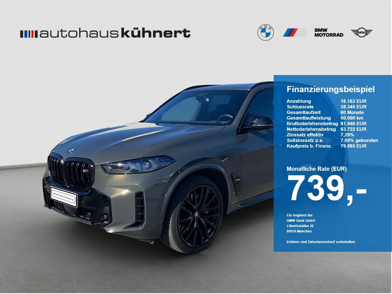 BMW X5 M i xDrive M-Sport PRO ACC AHK Pano StHzg B&W 360 — photo 1 of 15