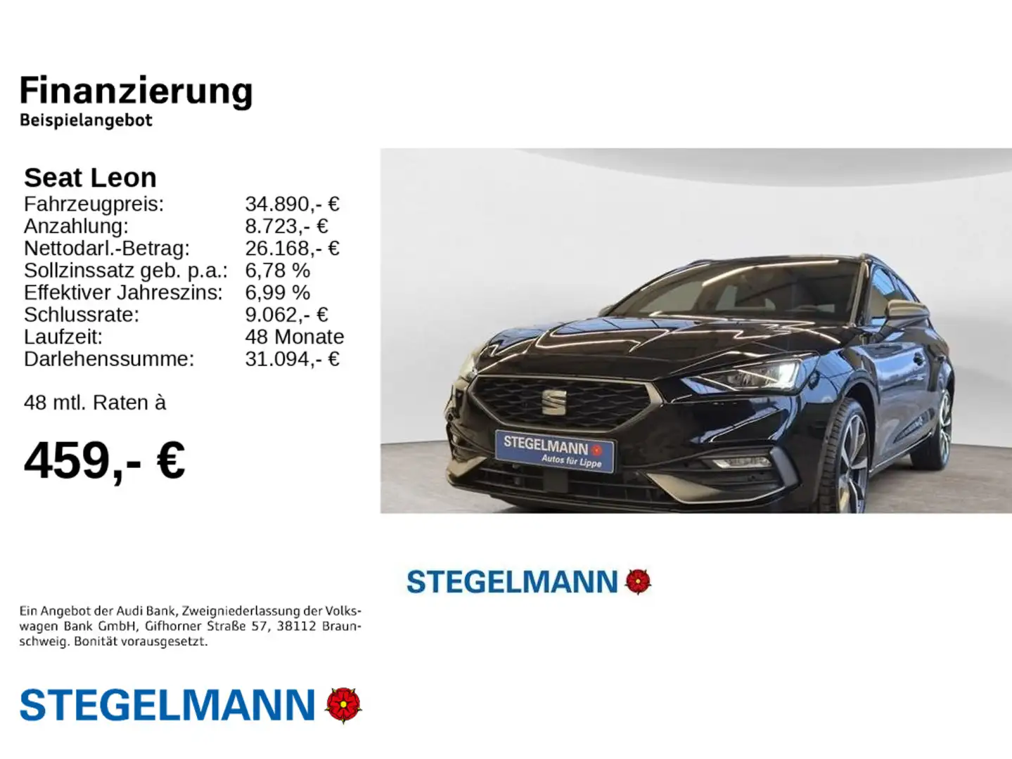 SEAT Leon ST FR 1.5 e-Hybrid AHK LED Kamera Beats Nav Schwarz - 2