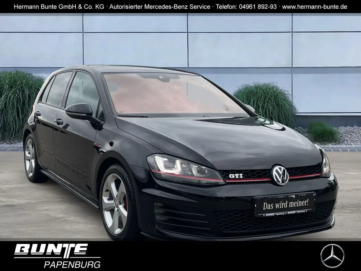 Volkswagen Golf GTI Golf VII GTI 2.0 TSI BMT/BI-XENON/NAVI/KAMERA Noir - 1