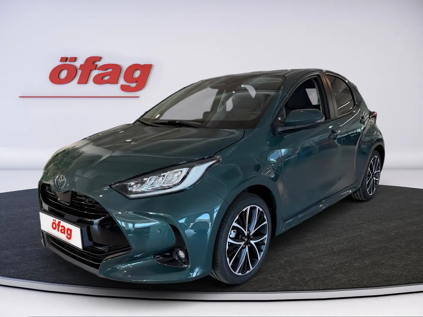 Toyota Yaris 1.5 VVT-i Hybrid Teamplayer ACC+LED+SHZ Grün - 2