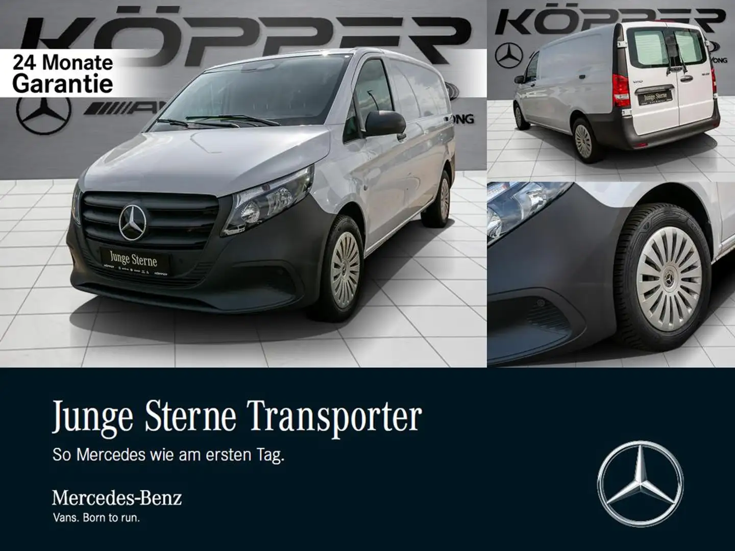 Mercedes-Benz Vito 116 CDI Kasten L Automatik Navi Kamera Weiß - 1