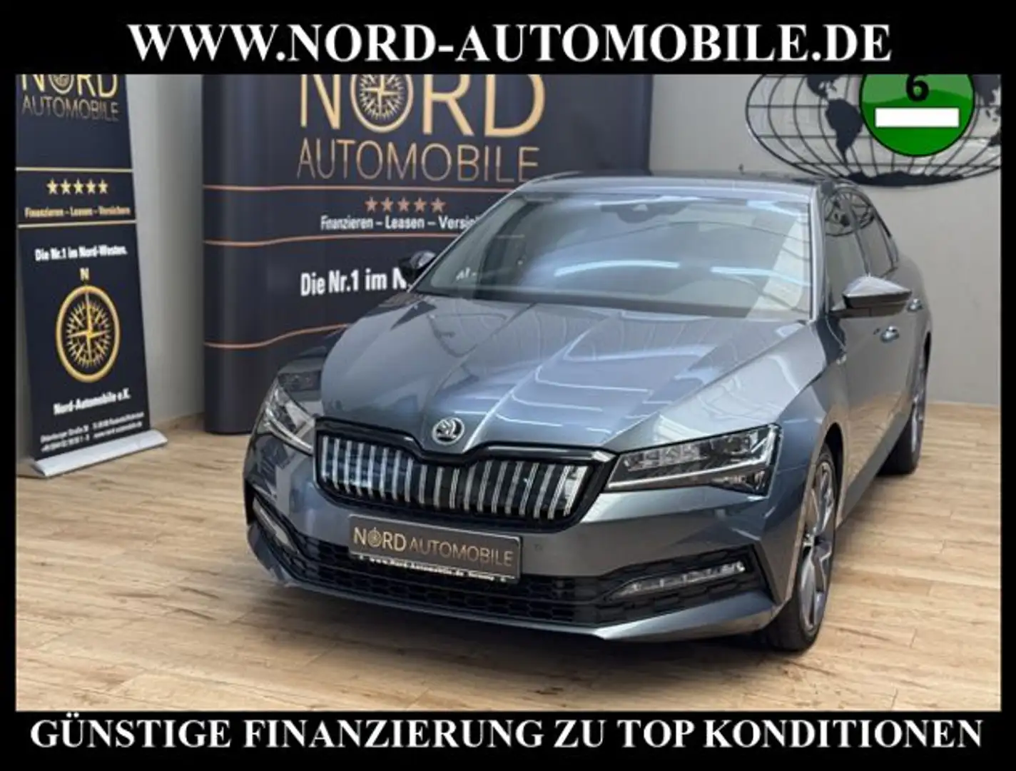 Skoda Superb iV Limousine Sportline 1.4 TSI AHK/Virt.C Sportlin Szary - 1