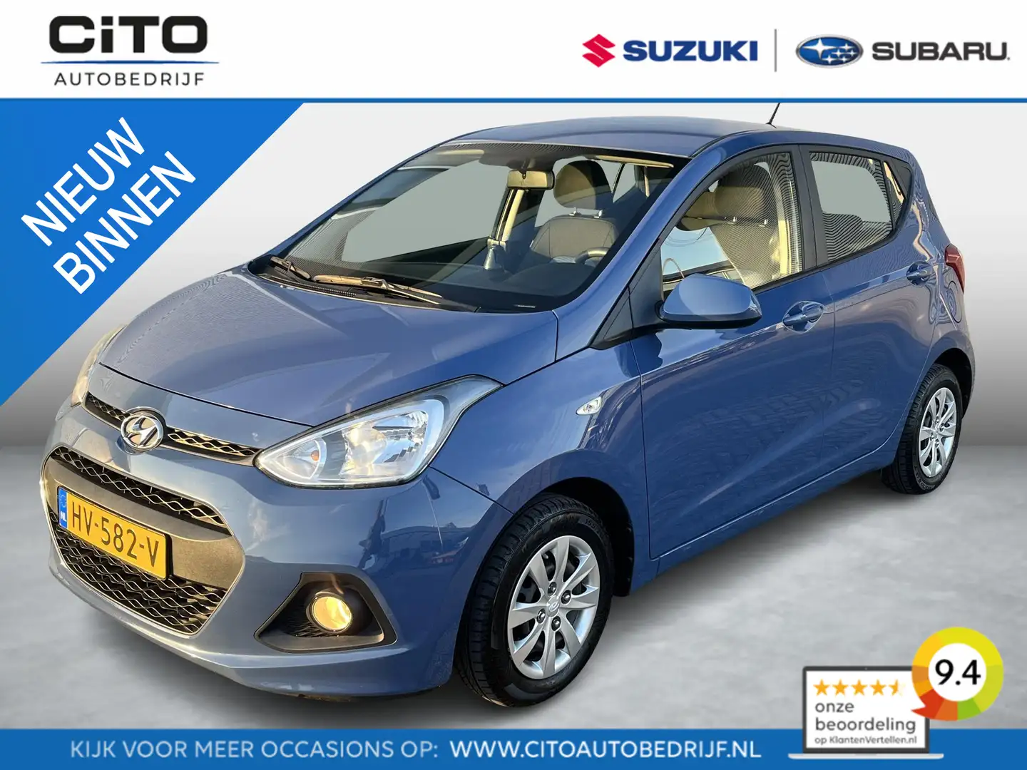 Hyundai i10 1.0i i-Motion Comfort | Airco | Cruise Control | C Bleu - 1