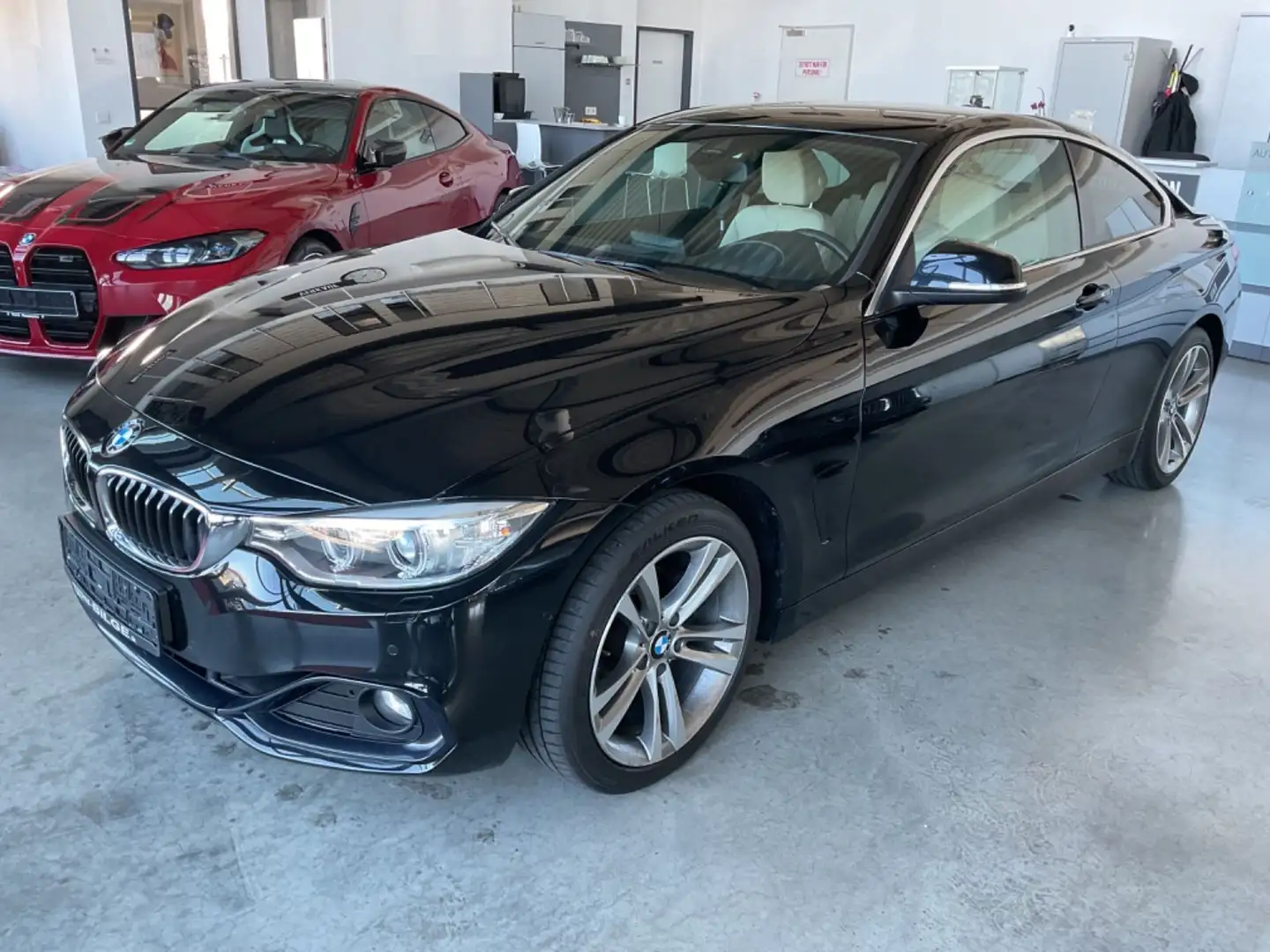 BMW 420 i Coupe xDrive *Leder *Headup *Navi Nero - 1
