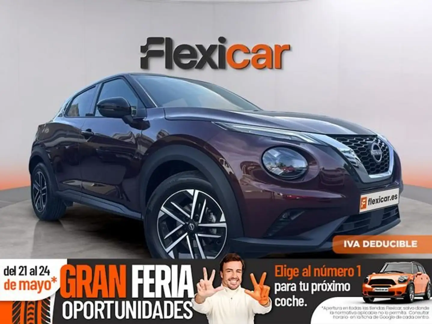 Nissan Juke 1.0 DIG-T N-Connecta 4x2 DCT 7 84kW Burdeos - 1