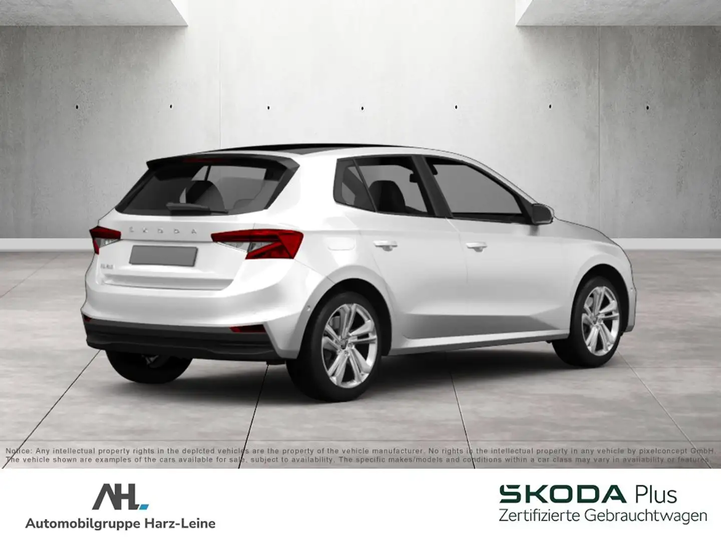 Skoda Fabia 1.0 MPI Active Klima PDC hinten SHZ Weiß - 2